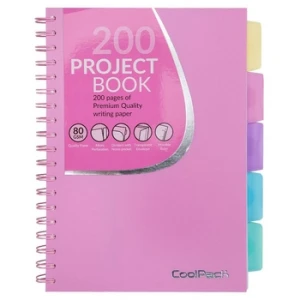 Kołobrulion A4 Coolpack pastel róż 100 kartek kratka