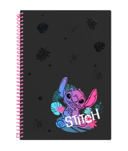 Kołobrulion A4 100 kartek kratka Stitch black kratka wzór 2