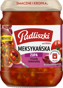 Zupa meksykańska z fasolą i kukurydzą Pudliszki 440 g