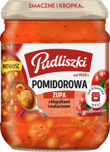 Zupa pomidorowa z klopsikami i makaronem Pudliszki 450 g