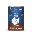 Butcher's Original Megapack Gravy, karma dla psa, mix smaków z warzywami, kawałki w sosie, 6x400 g