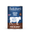 Butcher's Original Megapack Gravy, karma dla psa, mix smaków z warzywami, kawałki w sosie, 6x400 g