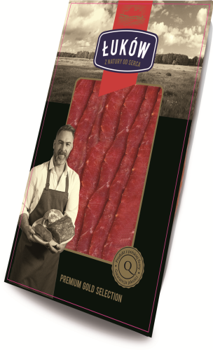 Szynka dojrzewająca plastry 100g Łuków