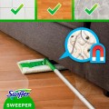 Zestaw: 1 mop, 8 suchych chusteczek oraz 3 mokre ściereczki Swiffer Dry + Wet Kit