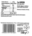 Ser żółty plastry Gouda  Mlekovita 150g