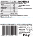 Ser żółty plastry Cheddar Mlekovita 150g