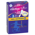 Always Platinum Ultra Night Podpaski ze skrzydełkami x 12