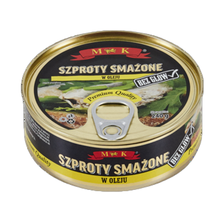 MK Szproty smażone w oleju 240 g MK Szproty smażone w oleju 240 g