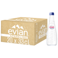 Evian Naturalna Woda Mineralna Gazowana Szkło 330Ml