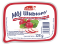 Wieluń Twaróg Kanapkowy Ulubiony 125 g Rzodkiew
