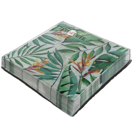 Serwetki tete a tete tropical garden 3-warstwowe 33x33cm składane 45383 20 szt. w paczce Serwetki tete a tete tropical garden 3-warstwowe 33x33cm składane 45383 20szt. w paczce