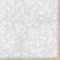Serwetka paw professional dinner rococo white , serwetki 1 warstowe 40x40cm składane 45383 50 szt w paczce. wykonane z airlaid