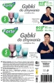 forte+ gąbki do zmywania z eko fibrą 5 szt.