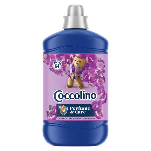 Coccolino purple orchid & blueberries płyn do płukania tkanin o zapachu orchidei i czarnych jagód 1,6 l coccolino purple orchid & blueberries płyn do płukania tkanin o zapachu orchidei i czarnych jagód 1600 ml