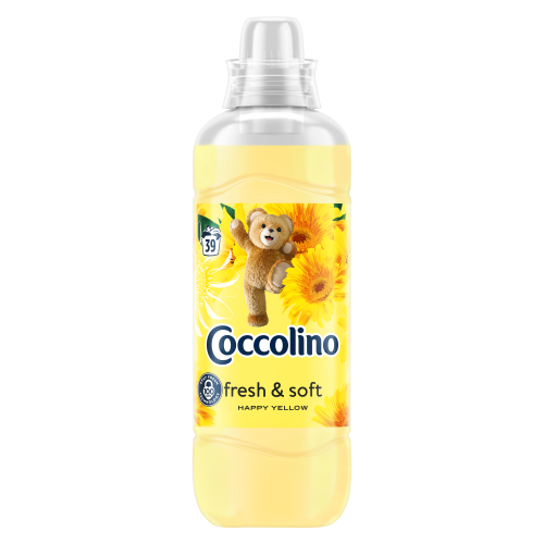 Coccolino happy yellow płyn do płukania tkanin o zapachu żółtych letnich kwiatów 975 ml coccolino happy yellow płyn do płukania tkanin o zapachu żółtych letnich kwiatów 975 ml
