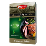 filet z piersi gęsi wolno gotowany z sosem 420 g +30 g sos żurawinowy drosed