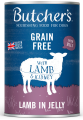 Butcher's Original Lamb in Jelly, karma dla psa, z jagnięcina i nerkami, kawałki w galaretce, 400g
