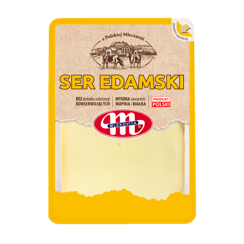 Ser edam plastry Mlekovita 500g