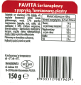 Ser kanapkowy Favita z papryką Mlekovita 150g