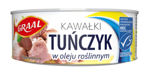 Graal tuńczyk kawałki w oleju 170 g
