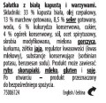 O mamo! sałatka wegetariańska z białą kapustą 140 g lisner