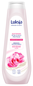 Płyn do kąpieli Luksja Creamy&Soft róża i proteiny mleka 900 ml