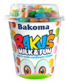 Bakuś Milk&Fun Jogurt o smaku waniliowym z drażami 135g