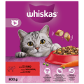 Sucha karma dla kota Whiskas 1+ wołowina 800g