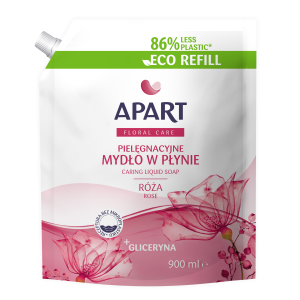 Mydło w płynie róża zapas Apart 900 ml