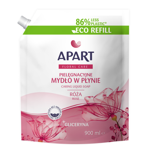 Mydło w płynie róża zapas Apart 900ml
