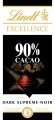 Czekolada excellence 90% cacao Lindt 100G