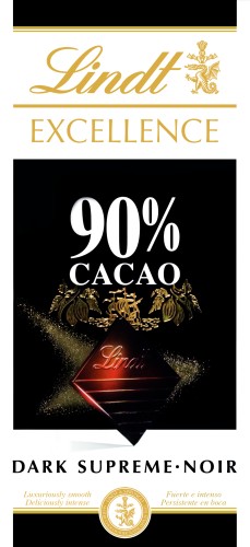 Czekolada excellence 90% cacao Lindt 100G
