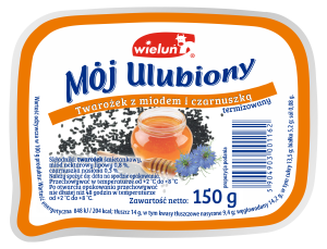 Twarożek mój ulubiony z miodem i czarnuszką 150 g