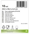 Tace cateringowe, r-pet, 45,5 cm x 30,2 cm x 2,2, czarny, sp-45-b10 szt., papstar polska