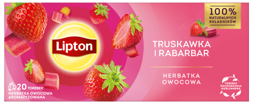 H.Lipton EX.20tb TRUSKAWKA I RABARBAR  [12]  N