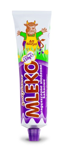 GOSTYŃ MLECZKO ZAGĘSZCZONE  w tubie 150g kakaowe[20]