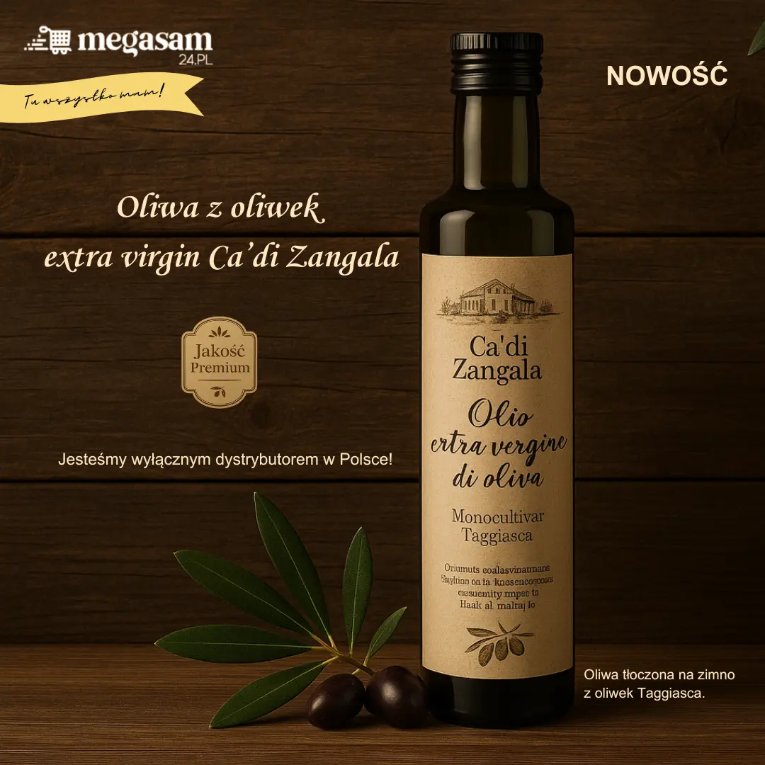Wyjątkowa oliwa z oliwek Extra Virgin Ca'di Zangala
