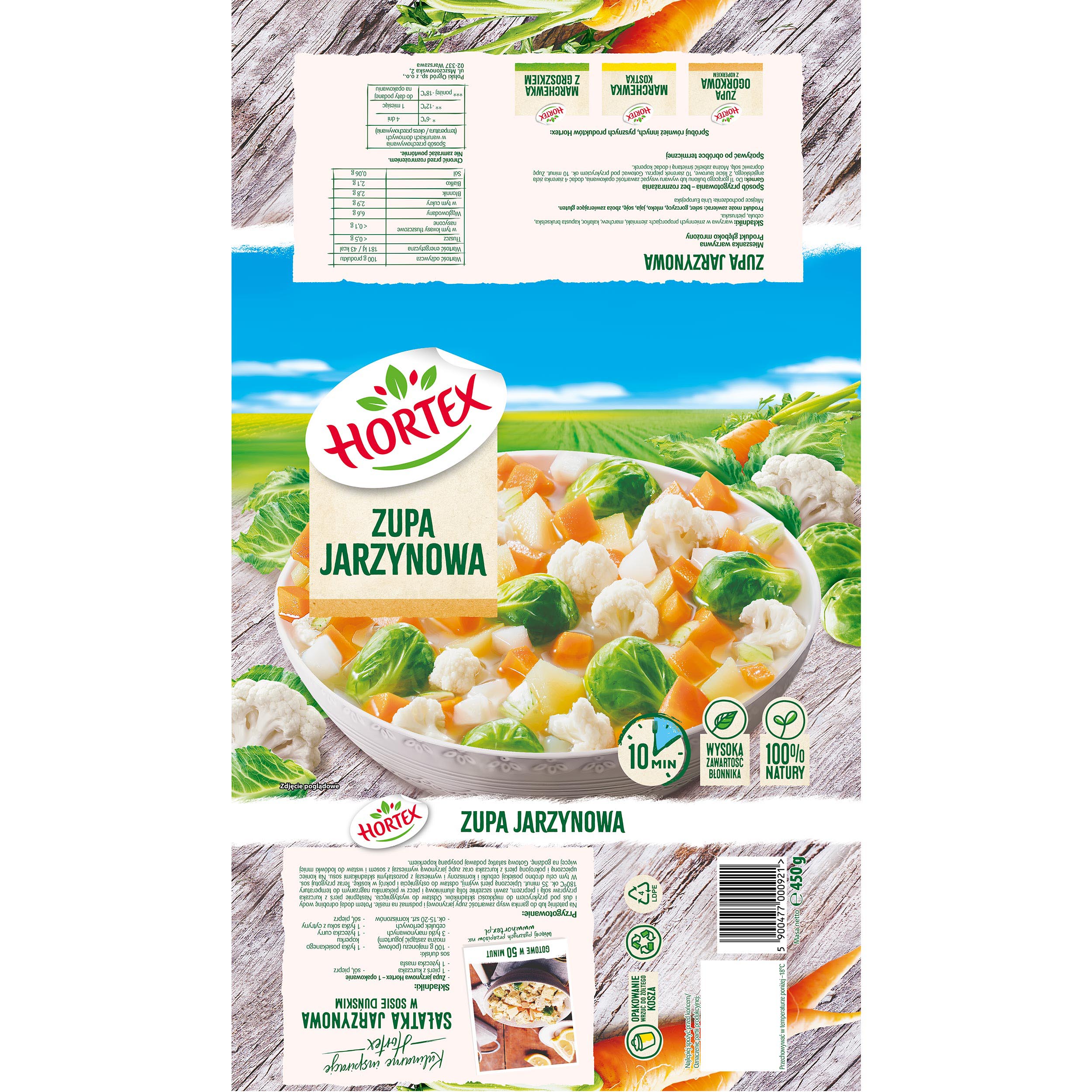 Hortex zupa jarzynowa 450 g Megasam24.pl